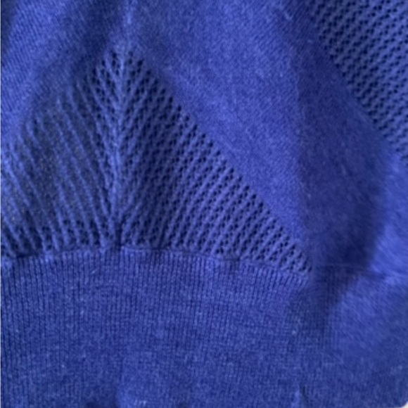 Mossimo Cobalt Blue Vneck Light Sweater SIZE S - Picture 5 of 10